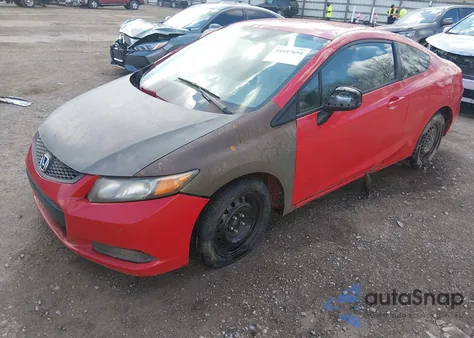2012 Honda Civic Lx z USA, uszkodzony, nr VIN 2HGFG3B58CH557319